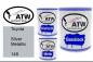 Preview: Toyota, Silver Metallic, 148: 1L Lackdose + 1L Klarlack + 500ml Härter - Set, von ATW Autoteile West.